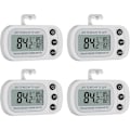 Miniatyrbillede 1 af 5: 4-pak IPX3 Vandtæt Digitalt Termometer med LCD-Display, Max/Min Optagefunktion, Trådløst Køleskabstermometer til Køleskab, Hjem, Køkken