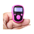 Miniatyrbillede 2 af 5: 6 stk. Finger tæller Elektronisk tæller Række Finger Ring Ciffer Markør Tæller LCD Tæller, Digital Puls Tæller Hånd Ring Manuel Finger Tælling Poi