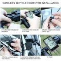 Miniatyrbillede 5 af 5: （ 7,8 x 5 cm，Grønt lys）Trådløs LCD-display cykelcomputer Vandtæt skridttæller speedometer Auto hukommelse temperaturmåling