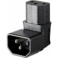 Miniatyrbild 2 av 3: AC-adapter IEC C14 till C13 / Pdu-kontakt TV LCD med 90 graders väggmontering