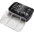 Miniatyrbilde 4 av 5: Hodeforstørrelsesglass med LED-lampeforstørrelsesglass Headset Lupe for reparasjon, smykker, sying, håndverk, klokkekrets (hvit)