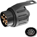 Miniatyrbillede 1 af 3: 7-polet til 13-polet anhængertræk stikkontakt adapter til bil anhænger cykelholder, 12V 7/13 anhænger adapter, anhænger stikkontakt adapter