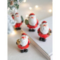 Miniatyrbillede 4 af 5: 1 x Julefigur Resin Snemand Ornament (mønster tilfældigt)
