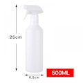 Miniatyrbillede 2 af 5: (Hvid) 3 stk. sprayflasker, 500 ml tom sprayflaske, plastik pumpeflasker til haveforstøver af vandforstøver