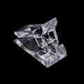 Miniatyrbild 3 av 5: 10-pack transparenta nagelklämmor för nagelförlängning, transparenta polygel-nagelklämmor för snabb montering för manikyr och nagelkonst