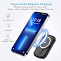 Miniatyrbillede 2 af 4: Magnetisk powerbank 5000mAh - hurtig opladning til Apple iPhone 13 powerbank trådløs oplader