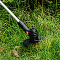 Miniatyrbilde 3 av 5: Trådløs elektrisk gressklipper, bærbar, lett håndholdt klipper, oppladbar elektrisk gressklipper med 4 plastblader og 1 rustfritt stålblad,