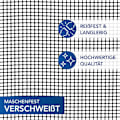 Miniatyrbillede 2 af 5: Myggenet insektbeskyttelsesgaze - beskyttelse mod myg - transparent glasfiberstof, UV-bestandigt, 5m, sort