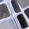 Miniatyrbillede 4 af 4: Mildew Resistent, Antibakteriel, Vandtæt, Tyk Polyester Mosaik Bruseforhæng (200 Bred * 220 Høj CM)