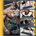 Miniatyrbilde 4 av 4: Push Up Board, Foldbar Pushup Fitness Stand for Bærbar Styrketrening. Robust, Stabilt Utstyr for Hjemmetrening for Menn og Kvinner, Gave til