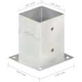 Pikkukuva 2 / 5: Pylväsankkurit 4 kpl Galvanoitu metalli 101 mm