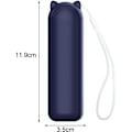 Miniatyrbillede 2 af 5: Mini bærbar ventilator, med genopladelige batterier, sammenklappelig og lydløs, kan bruges som en mobil strømforsyning, til hjemmekontoret i det fri (blå)