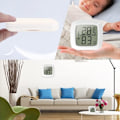 Miniatyrbild 5 av 5: 4-pack Mini Inomhus Termometrar - Inomhus Termometer Hygrometer med 10 Sekunders Snabb Uppdatering - Mini LCD-Display för Barnrum, Kontor, Sovrum, Växthus