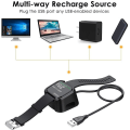 Miniatyrbillede 2 af 3: Opladningskabel kompatibel med Versa Lite-oplader, udskiftnings-USB-adapterkabel til Fitbit Versa Smart Watch