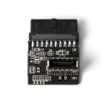 Miniatyrbild 2 av 3: Moderkort USB3.0 19P / 20P till typ - E 90 graders kontakt fram