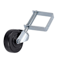 Miniatyrbilde 3 av 5: Set med 2 opphengsruller for port - 100 mm
