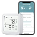 Miniatyrbillede 1 af 5: WiFi Termometer Hygrometer, Smart Fugtighed Temperatur Sensor med App Notifikationsalarm, Hurtig Respons og Hjemme Fugtighedssensor