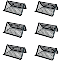 Miniatyrbillede 1 af 5: Kortholder til besøgende gæster, bærere af vejledning, holdere af sort mesh, besøgsholdere af metalmesh.