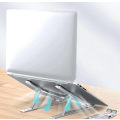 Miniatyrbild 5 av 5: 10”-17,3” Laptopstativ, Aluminium Ventilerat Laptopstativ 7 Nivåer Justerbart, Ergonomisk Kylare Kompatibel med MacBook, Lenovo, Dell, HP, Laptops Tab