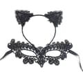 （Hoops + Fox Flowers）Blonde Kvinde Ulvemaske (Maske A)