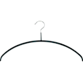 Miniatyrbillede 3 af 5: 10-pak skridsikre bøjler, perfekt til T-shirts og sweatre, 360° drejelig krog, 40cm, sort