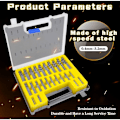 Miniatyrbild 3 av 5: 150 st 150pccs Spiralborrar HSS Titan Micro Borr Micro Mèche Set Verktyg 0.4mm-3.2mm För Trä, Metall, Plast, Smycken
