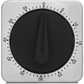 Miniatyrbilde 2 av 5: Kjøkkenur med 60 minutters tidtaking med 80dB alarmlyd Magnetisk nedtellingsur Hjemmebaking Matlaging Dampende Manuell timer Rustfritt stål ansikt M