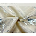 Miniatyrbillede 2 af 5: (Beige) Simpel Sølv Marmoreret Curt Gardiner - 180x180cm ,, Maskinvaskbart polyester bruseforhæng med nedre søm og 12 kroge, Badeværelse Badekar Cur