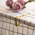 Miniatyrbilde 3 av 5: Dukklede klips 8 stk Justerbare Dukklede klips Rustfritt stål Bordholdere Metall Dukdekselklemme for å feste duk hjemme Spise Picn