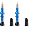 Miniatyrbillede 1 af 5: 60mm MTB Tubeless Ventil, 2 Stykker 60mm Tubeless Ventiler MTB Ventilstammer Cykelventiler til Cykeldæk, Blå