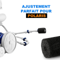 Miniatyrbilde 3 av 3: 20 pakker robot hale skumbørste for Polaris 180, 280, 360, 380, 480, 3900 Sport, erstatningshale for Polaris Vac-Swee bassengrenser
