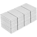 Pikkukuva 1 / 5: Harvinaiset maametallimagneetit, Super suorakulmaiset neodyymimagneetit, jääkaappi, DIY, keittiö, rakennuskellari - 20x10x2 mm (40 kpl)