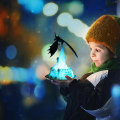 Miniatyrbilde 4 av 4: 3D-utskrift liten nattlampe ny branndragespyttlampe Ny hjemlampe