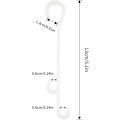Miniatyrbillede 3 af 5: 100 stk. 13CM Haveklips til fastgørelse af planter, Klips til klatreplanter, Tomatklips, Tomatsupport