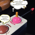 Miniatyrbild 2 av 5: Fjärrstyrd bajsbil, rolig skämtartikel, simulerad bajsleksak med roterande pruttljud, rekvisita till aprilskämt och fester