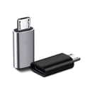 2 stycken USB C-adapter, Micro USB till USB C-adapter, USB C till Micr