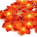 Miniatyrbild 1 av 5: Höstkransar Höstdekorationer 20 Stränglampor Höstlöv Halloween Juldekorationer Thanksgiving Dekorationer Väggdekorationer