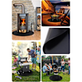 Miniatyrbild 5 av 5: 2-pack läckagesäkra äggringar, 3-i-1 äggring – vänd, lyft, servera, 360° äggspade, enkel ergonomisk ring, Gul/Svart