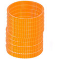 Miniatyrbillede 1 af 4: Parti med 10 drivremme til elhøvl i polyurethan 9,6 mm bred til 1900b (orange)
