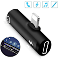Miniatyrbillede 1 af 5: Hovedetelefonadapter Adapter Splitter Lightning Splitter Audio Adapter