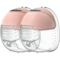 Miniatyrbillede 4 af 5: 1 Elektrisk Brystpumpe, Bærbar Håndfri, Smertefri Brystpumpe med 3 Tilstande og 12 Niveauer, Pink LCD Touch Screen Brystpumpe