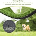 Miniatyrbilde 2 av 4: Kunstig hundegress for hund, kunstig plenmatte for å lære valpen renslighet, vaskbar plenmatte, gress for tiss for hundeavfall (50 × 70 cm)