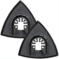 Miniatyrbillede 1 af 3: 90 mm trekantede slibepuder - slibebakke til oscillerende multifunktionsværktøj til slibning af træ, 2 stk.