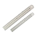 Miniatyrbillede 4 af 5: 3 stk. Lineal 10cm 20cm 30cm Værktøj til studerende og kontor (rustfri stållineal)