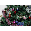 Miniatyrbilde 3 av 3: 36-delt sett med julekuler, knusefrie julepynt til juletreet, julekule, julepynt, bryllupsfestpynt, rosa