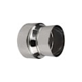 Miniatyrbilde 2 av 3: Reduksjonsrør for ovnsrør i rustfritt stål, skorsteinskanaladapter - Ø80mm / Ø60mm (1 stk)