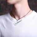 Miniatyrbilde 1 av 3: Rustfritt stål gitaranheng (hvit), nytt fasjonabelt smykke for gitarister