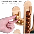 Miniatyrbild 2 av 5: Kaktusformad kapselhållare, dispenser för kapslar, förvaring av kaffekapslar, idealisk för kontoret, hemmet