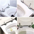 Pikkukuva 4 / 4: Hikoilematon WC-sarana, 2 vara-saranan sarja WC-teleskooppiin seoskiinnikkeillä