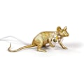Miniatyrbilde 1 av 4: Musebordlampe i kreativ harpiks, nattbordslampe, leselampe, perfekt lampe for hjemmet og ethvert sted du liker == Harpiks vippebar, gull [Energi L